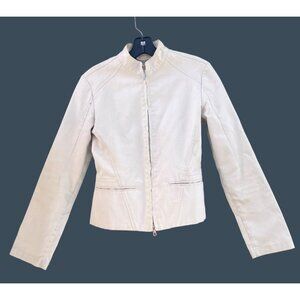 Moncler Women's Size 0 / Small S White fitted Short Jacket